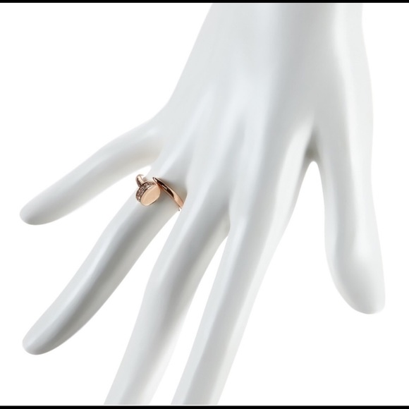 🛍2 for $25🛍 NWT Rose Gold Nail Ring - Picture 3 of 3